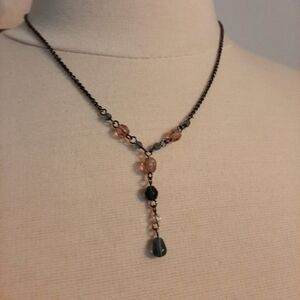 1928 Style drop Vintage Necklace 18"